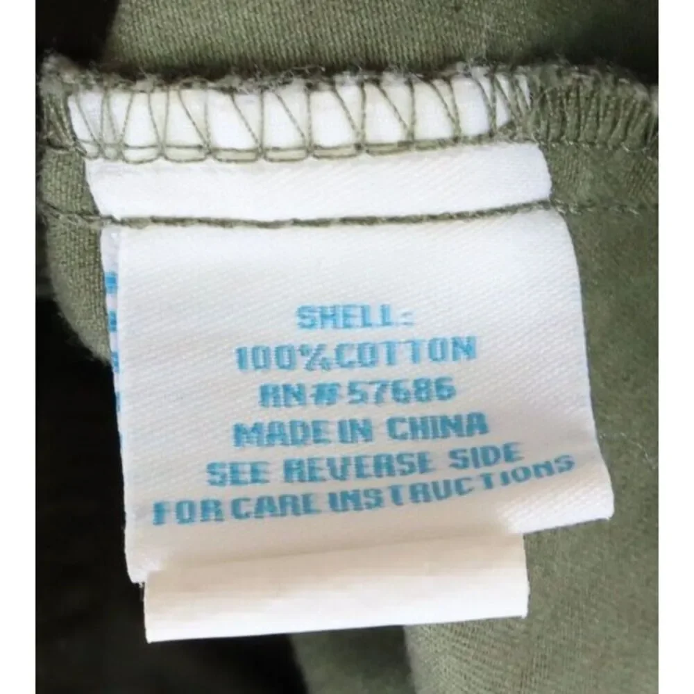 C&C California Jacket Girls Sz 12 Dark Green 100% Cotton Pockets Full Zip Hooded